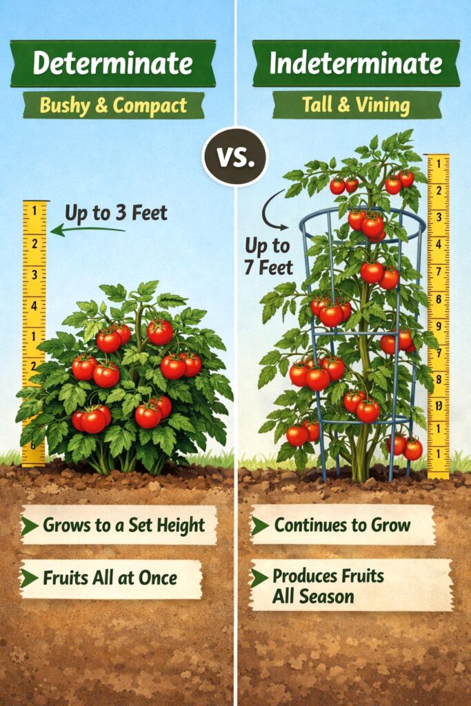 Determinate vs Indeterminate Tomatoes Explained 