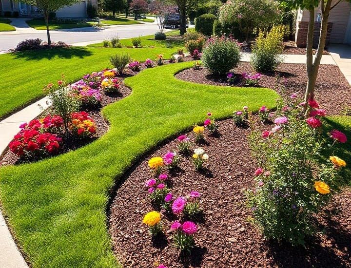 Front yard flower garden ideas