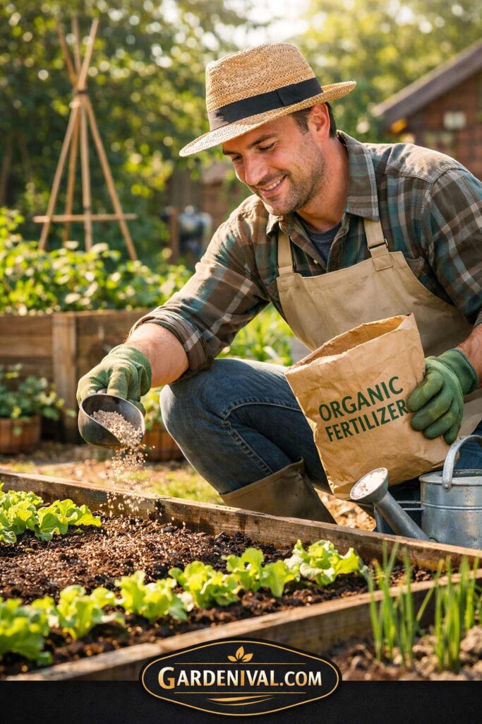 Balanced Organic Fertilizing Setup
