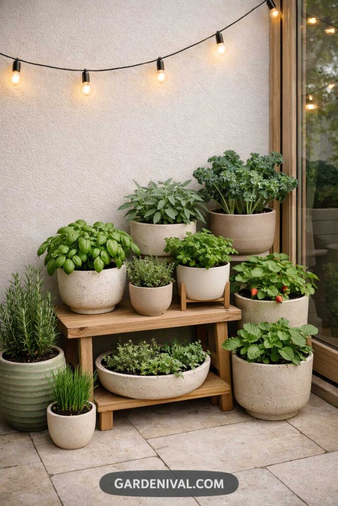 Cozy Edible Patio Wall corner
