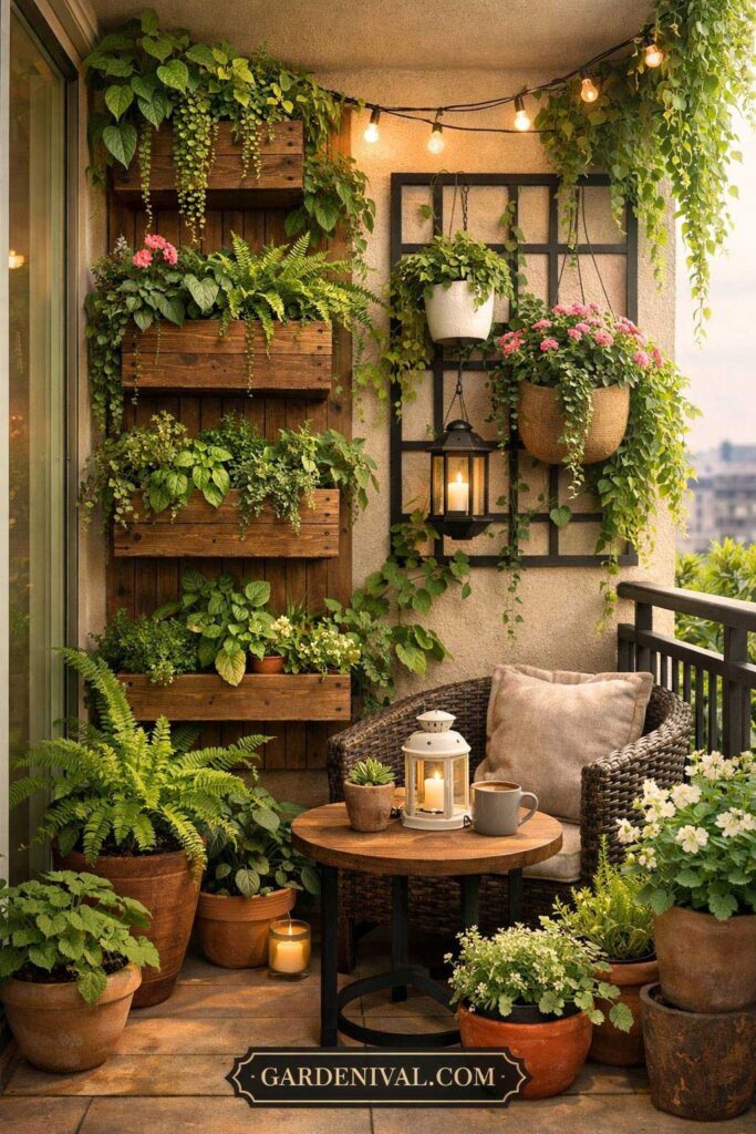 Hanging Green Balcony Garden