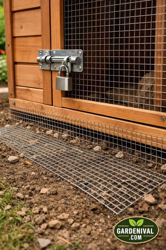 Predator Proof Chicken Coop Base