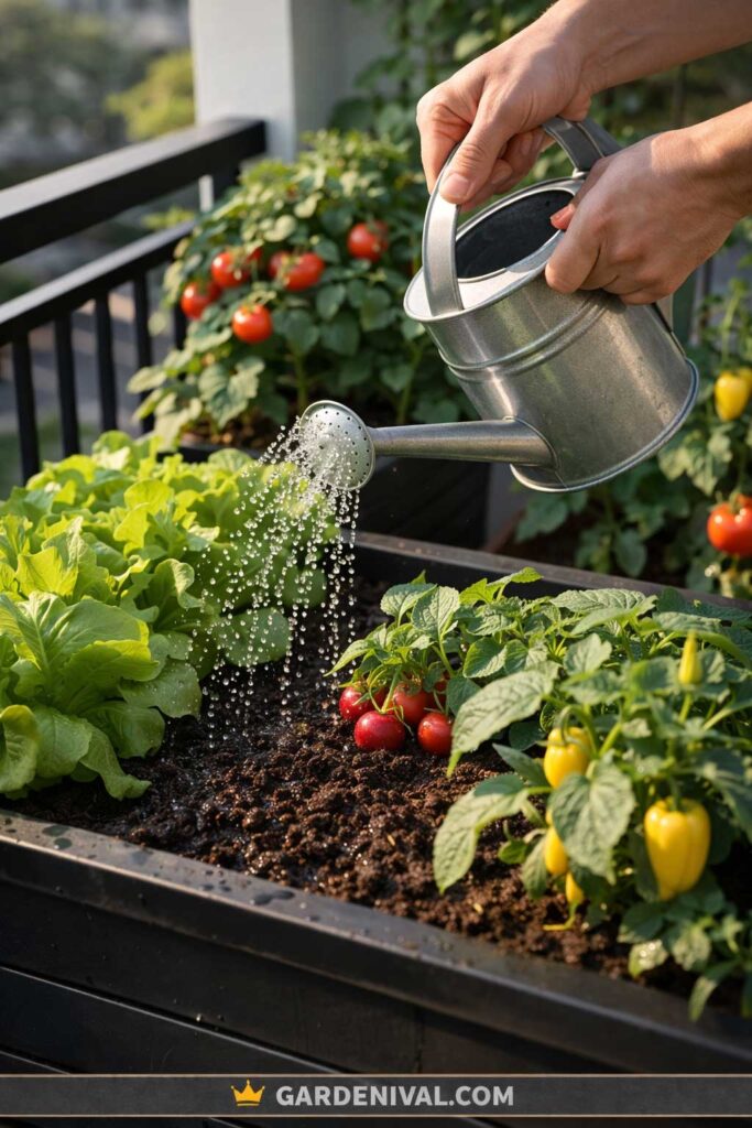 Proper Container Watering Technique