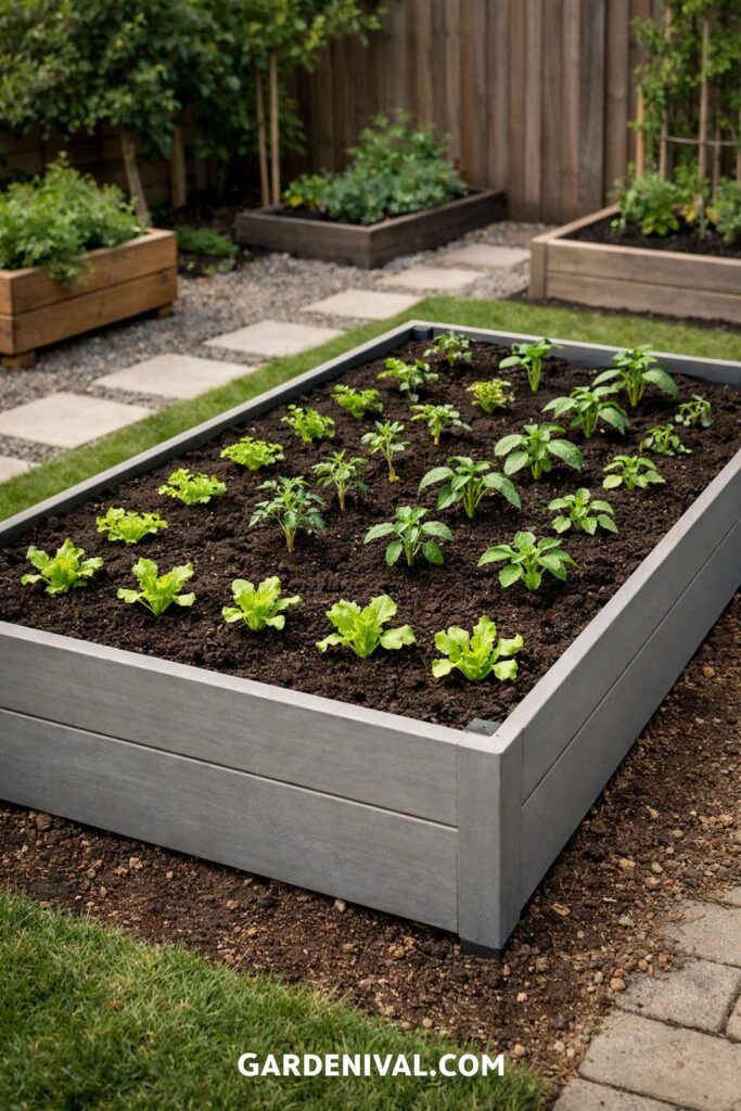 Raised Bed Soil Improvement Setup