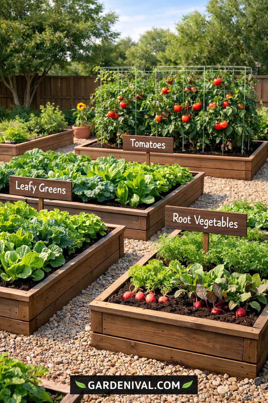 7 Raised Bed Vegetable Garden Layout Ideas for a Bigger Backyard ...
