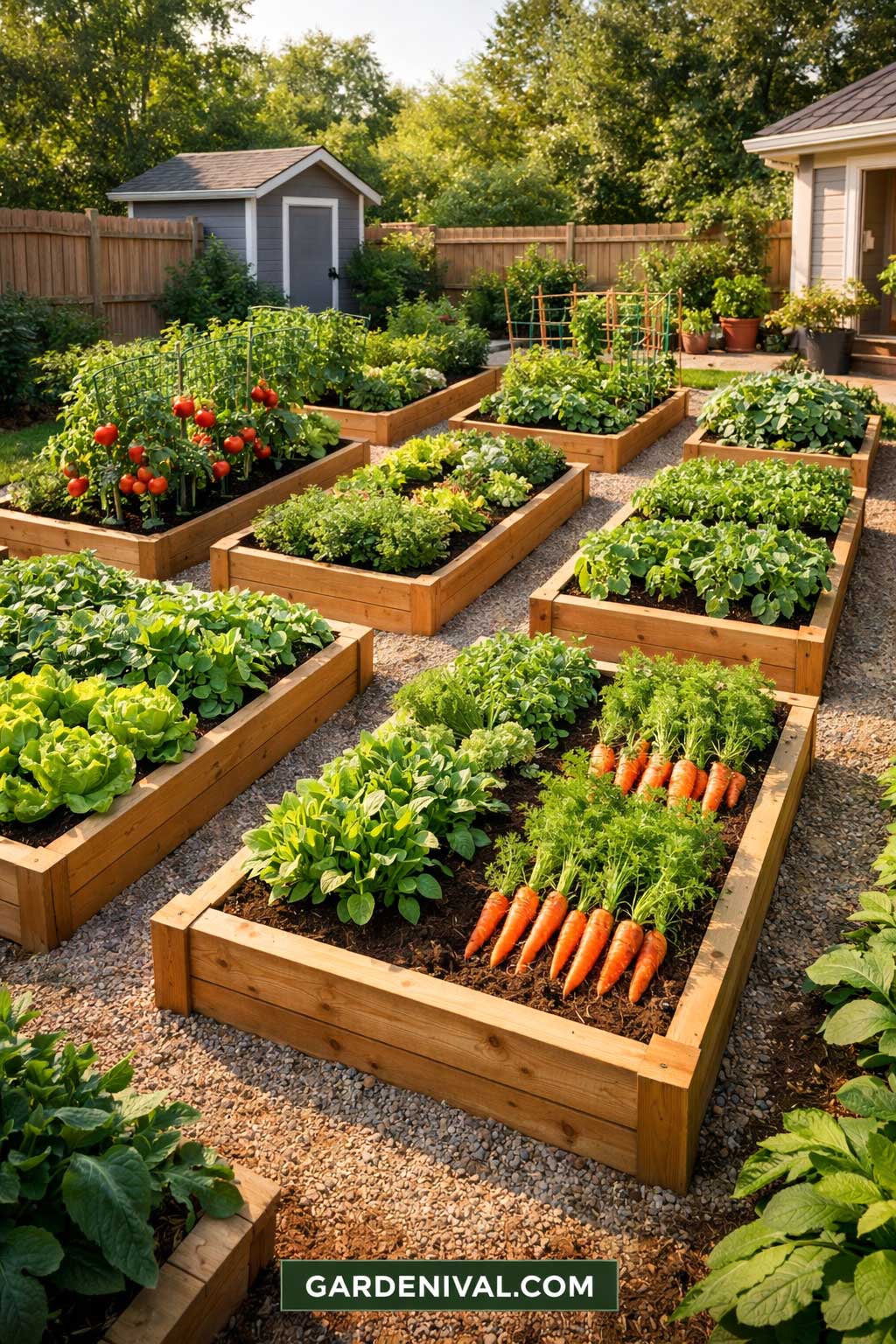 7 Raised Bed Vegetable Garden Layout Ideas for a Bigger Backyard ...